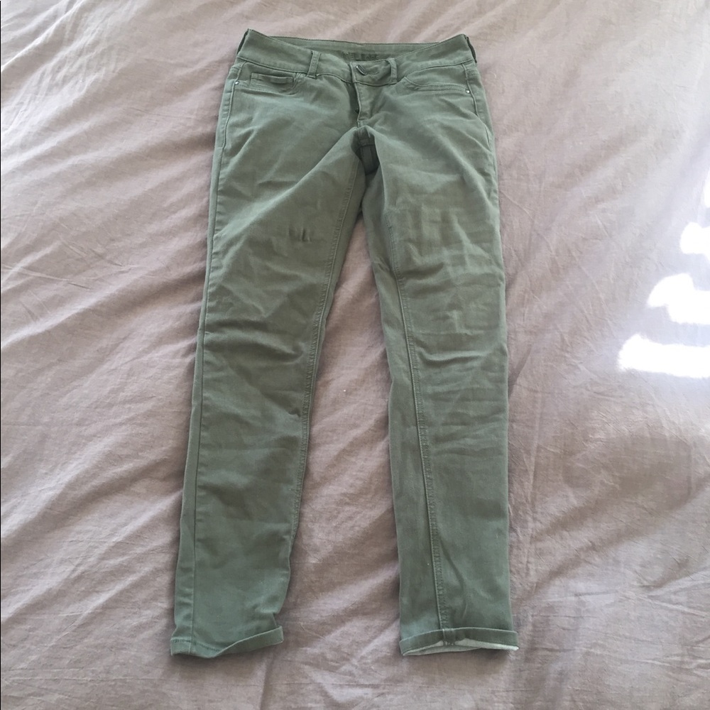 Green Maurices jeggings